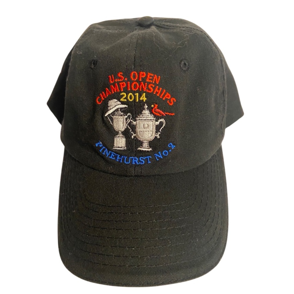 2014 US USGA Member Open Championships Pinehurst Black Golf Hat Cap